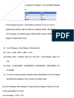 Mergers Practical Problems