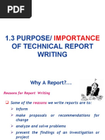 Lecture - 1.3 - Functions of A Report