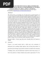 Investigation Into The Effects of Egg Shells Powder (Esp) and Groundnut Husk Ash (Gha) On The Properties of Concrete-2