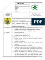 3.4.1 Sop Pemberian Anestesi Lokal