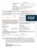 Cosc112 Second Sem Test Solution