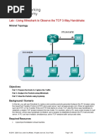 9.2.6 Lab - Using Wireshark To Observe The TCP 3-Way Handshake