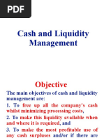 Chapter 3 - Cash & Liquidty Management