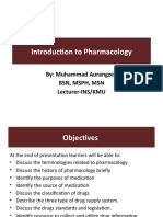 Introduction To Pharmacology by Zeb