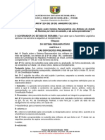 Lei Complementar #224-14, Dispõe Sobre o Sistema Remuneratório Dos Militares de Roraima, Por Meio de Subsídio (PMRR) PDF