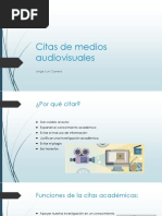 Citas de Medios Audiovisuales PDF