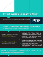 Investigación Educativa - 2° Clase Unidad 1