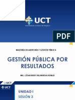 Unidad I - Sesión 3-GESTION PUBLICA POR RESULTADOS