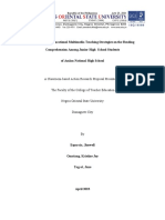 The Impact of Multimedia Teaching Strategies On The Comprehension Among Junior High School Studens of Amlan National High School