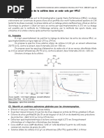 TP HPLC Cafeine Vextintajdoses Ethanoleau