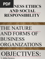 Nature and Forms of Business Organizations