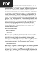 Role of Technology PDF