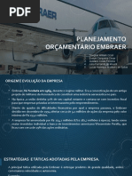 Slides - Planejamento Orçamentário Embraer