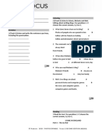 Focus1 2E Unit Test Dictation Listening Reading Unit1 GroupA