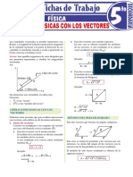 Operaciones Basicas Con Los Vectores para Quinto Grado de Secundaria PDF