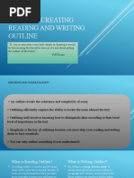 LESSON 3 Reading and Writing