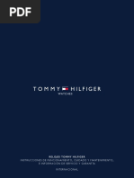 Manual Reloj Tommy Hilfiger