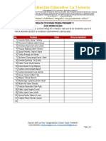 Firmas Entrega de Citaciones 26 de Marzo 2023