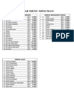 Daftar Buku Menu Baru 2021 Minuman PDF