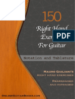 150 Right Hand Exercises - OnlineGuitarBooks