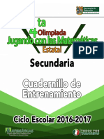 Cuadernillo de Entrenamiento Secundaria