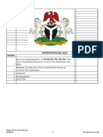 2023 Appropriation Bill