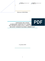 Sedicesima Relazione Ai Sensi Dell'Articolo 172, Comma 3-Bis, Del Decreto Legislativo 3 Aprile 2006, N. 152, Recante "Norme in Materia Ambientale"