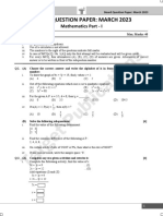 10 Board Question Paper Part I - Mar 2023 - 640f0b1864c21 PDF