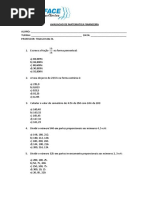 Trabalho de Matemática of