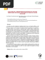 Evaluacion Del Comportamiento Reologico de Asfaltos Modificados Con Bajos Contenidos de Polvo de Caucho Reciclado