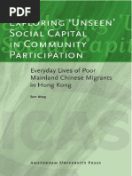 Wong, Sam - Exploring Unseen Social Capital in Community Participation, Everyday Lives of Poor Mainland Chinese Migrants in Hong Kong