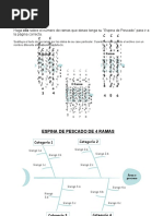 Plantilla Del Diagrama de Ishikawa