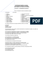 2a Lista de Exercícios PDF