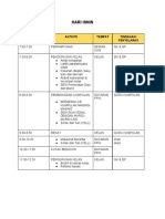 Tentatif Minggu Pertama Ppki