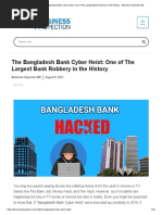 The Bangladesh Bank Cyber Heist - One of The Largest Bank Robbery in The History - Business Inspection BD PDF