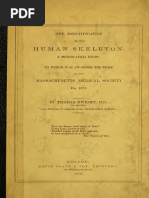 The Identification of The Human Skeleton by Thomas Dwight PDF