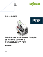 750 363 Ethernet Coupler As Remote IO With A CompactLogix PLC