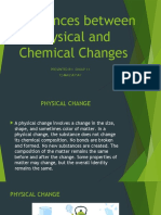 Physicalchemical Changes