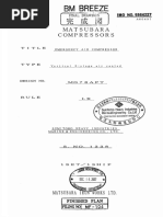 MF-104 Emergency Air Compressor (Including Test Record) PDF