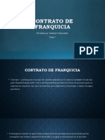 Contrato de Franquicia