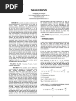 Informe de Lab. 10. Tubo de Venturi