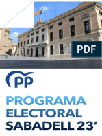 Programa Electoral PP Sabadell