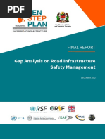 Gap Analysis On Road Infrastructure Safety Management in Tanzania