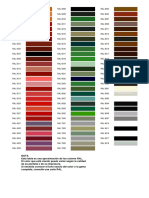 Tabla de Colores 02 - RAL