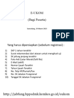 Materi Registrasi E-Ukom Peserta