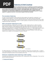 Balancing of Shaft Couplings