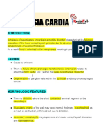 Achalasia Cardia Causes Morphology Symptoms Treatment