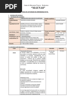 FICHA DE ACTIVIDAD DE APRENDIZAJE Olivas