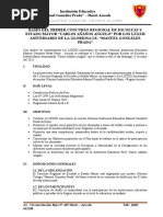 Bases Concurso de Escolta 2023