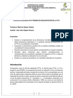 Práctica de Laboratorio N°8 Prueba de Degustación de La FTC